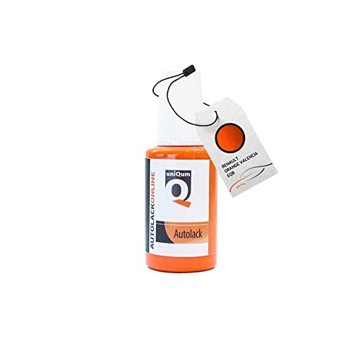 uniQum Autolack Lackstift für Auto RENAULT ORANGE VALENCIA EQB Autolack Reparatur 30 ml von uniQum QUALITY IN NON PAINT