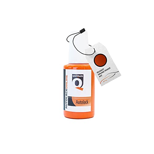 uniQum Autolack Lackstift fürs Auto für PEUGEOT ORANGE POWER KNT Autolack Reparatur 30 ml von uniQum QUALITY IN NON PAINT