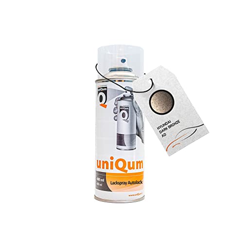 uniQum Autolack Spraydose HYUNDAI DARK BRONZE AD Autolack Reparatur 400 ml von uniQum QUALITY IN NON PAINT
