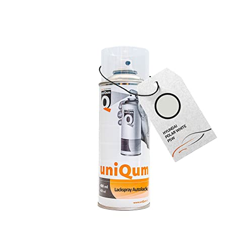 uniQum Autolack Spraydose HYUNDAI POLAR WHITE PSW Autolack Reparatur 400 ml von uniQum QUALITY IN NON PAINT