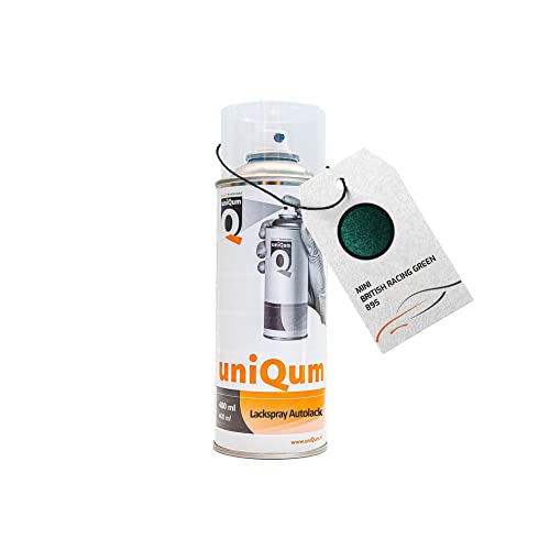 uniQum Autolack Spraydose MINI BRITISH RACING GREEN 895 Autolack Reparatur 400 ml uniQum Autolack Spraydose MINI BRITISH RACING GREEN 895 Autolack Reparatur 400 ml von uniQum QUALITY IN NON PAINT