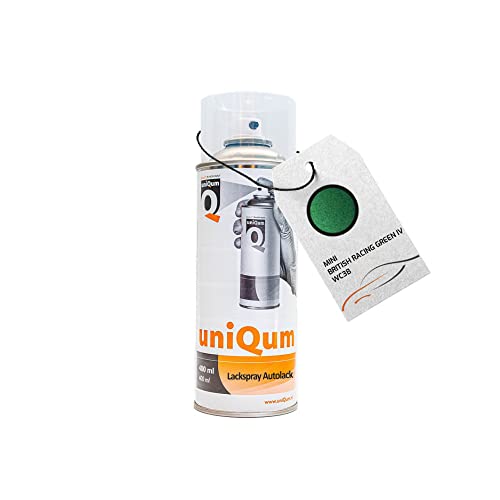 uniQum Autolack Spraydose MINI BRITISH RACING GREEN IV WC3B Autolack Reparatur 400 ml uniQum Autolack Spraydose MINI BRITISH RACING GREEN IV WC3B Autolack Reparatur 400 ml von uniQum QUALITY IN NON PAINT