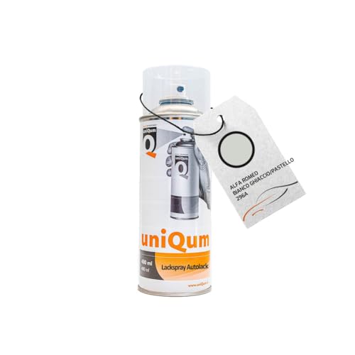 uniQum Autolack Spraydose für ALFA ROMEO BIANCO GHIACCIO/PASTELLO 296A Autolack Reparatur 400 ml uniQum Autolack Spraydose für ALFA ROMEO BIANCO GHIACCIO/PASTELLO 296A Autolack Reparatur 400 ml von uniQum QUALITY IN NON PAINT