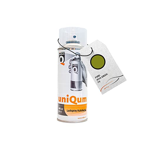 uniQum Autolack Spraydose für Auto fürs FORD JAVA GREEN F3 Autolack Reparatur 400 ml uniQum Autolack Spraydose für Auto fürs FORD JAVA GREEN F3 Autolack Reparatur 400 ml von uniQum QUALITY IN NON PAINT