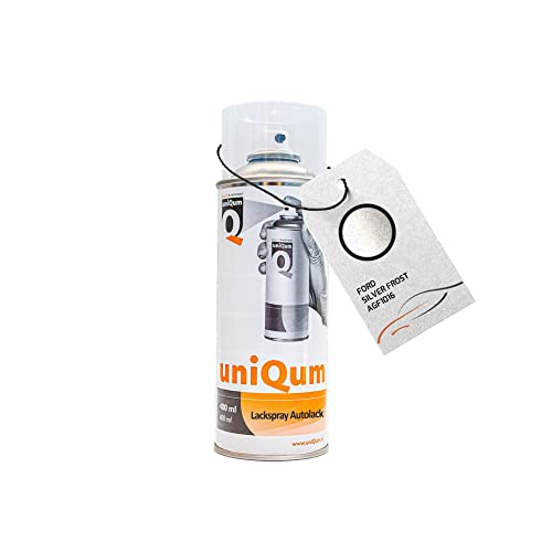 uniQum Autolack Spraydose für Auto fürs FORD SILVER FROST AGF1016 Autolack Reparatur 400 ml von uniQum QUALITY IN NON PAINT