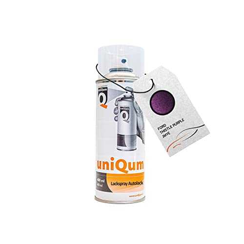 uniQum Autolack Spraydose für Auto fürs FORD THISTLE PURPLE JMYE Autolack Reparatur 400 ml von uniQum QUALITY IN NON PAINT
