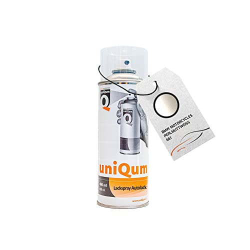 uniQum Autolack Spraydose für BMW MOTORCYCLES PERLMUTTWEISS 661 Autolack Reparatur 400 ml von uniQum QUALITY IN NON PAINT