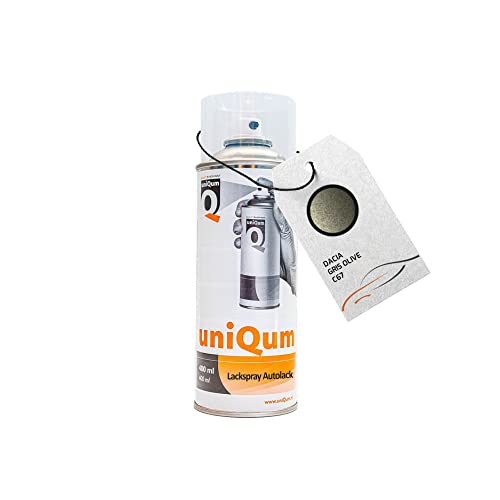 uniQum Autolack Spraydose für Dacia GRIS OLIVE C67 Autolack Reparatur 400 ml von uniQum QUALITY IN NON PAINT