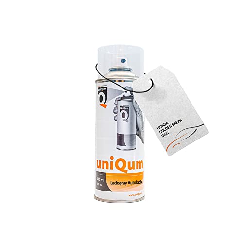 uniQum Autolack Spraydose für HONDA GOLDEN GREEN G103 Autolack Reparatur 400 ml uniQum Autolack Spraydose für HONDA GOLDEN GREEN G103 Autolack Reparatur 400 ml von uniQum QUALITY IN NON PAINT
