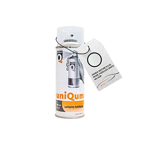 uniQum Autolack Spraydose für HONDA MOTORCYCLES PEARL FADELESS WHITE NH-341P Autolack Reparatur 400 ml uniQum Autolack Spraydose für HONDA MOTORCYCLES PEARL FADELESS WHITE NH-341P Autolack Reparatur 400 ml von uniQum QUALITY IN NON PAINT