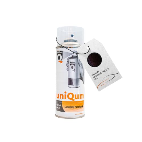 uniQum Autolack Spraydose für JAGUAR MESCALITO BLACK PFJ Autolack Reparatur 400 ml von uniQum QUALITY IN NON PAINT