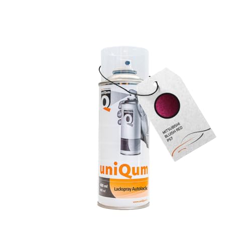 uniQum Autolack Spraydose für MITSUBISHI BLUISH RED P57 Autolack Reparatur 400 ml von uniQum QUALITY IN NON PAINT