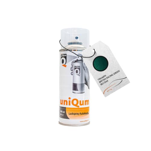 uniQum Autolack Spraydose für TRIUMPH BRITISH RACING GREEN BEC1343 Autolack Reparatur 400 ml uniQum Autolack Spraydose für TRIUMPH BRITISH RACING GREEN BEC1343 Autolack Reparatur 400 ml von uniQum QUALITY IN NON PAINT