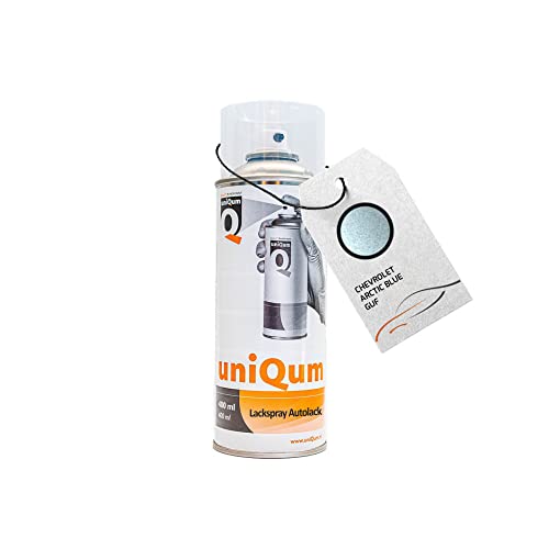 uniQum Autolack Spraydose fürs Auto für CHEVROLET ARCTIC BLUE GUF Autolack Reparatur 400 ml von uniQum QUALITY IN NON PAINT