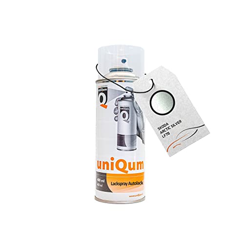 uniQum Autolack Spraydose fürs Auto für SKODA ARCTIC SILVER LF7B Autolack Reparatur 400 ml von uniQum QUALITY IN NON PAINT