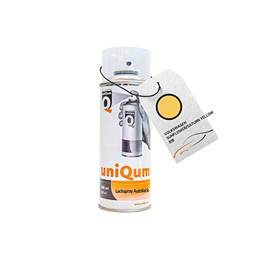 uniQum Autolack Spraydose fürs Auto für VOLKSWAGEN SUNFLOWER/SATURN YELLOW B1B Autolack Reparatur 400 ml von uniQum QUALITY IN NON PAINT