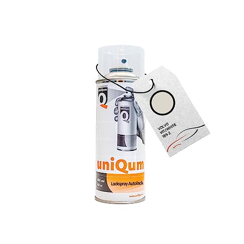 uniQum Autolack Spraydose fürs Auto für VOLVO VIT/WHITE 189-2 Autolack Reparatur 400 ml uniQum Autolack Spraydose fürs Auto für VOLVO VIT/WHITE 189-2 Autolack Reparatur 400 ml von uniQum QUALITY IN NON PAINT