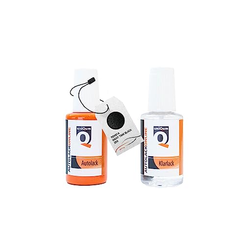 uniQum Autolack Stift + Klarlack im Vorteilsset fürs Auto für TOYOTA NIGHT TIME BLACK 209 Autolack Reparatur 2 x 30 ml von uniQum QUALITY IN NON PAINT