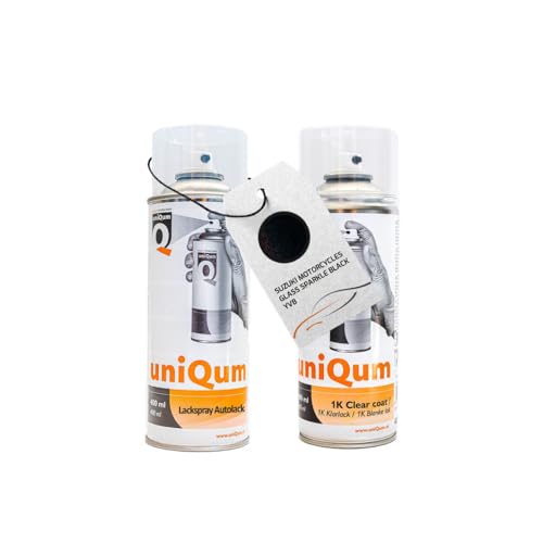 uniQum Spraydose Autolack + Klarlack für SUZUKI MOTORCYCLES GLASS SPARKLE BLACK YVB Autolack Reparatur 2x 400 ml uniQum Spraydose Autolack + Klarlack für SUZUKI MOTORCYCLES GLASS SPARKLE BLACK YVB Autolack Reparatur 2x 400 ml von uniQum QUALITY IN NON PAINT