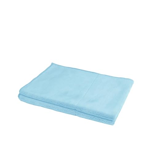 unico puro Soft-Touch Geschirrtuch 60 x 40 cm 2er Set (blau) von unico puro