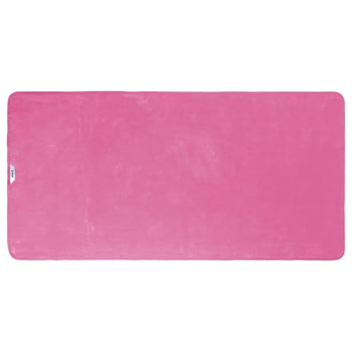 unico puro Soft-Touch Handtuch 140 x 70 cm pink einzeln, saugfähig bis zu 3000ml, offene Faser, extrem weich, waschbar bei 60° C von unico puro