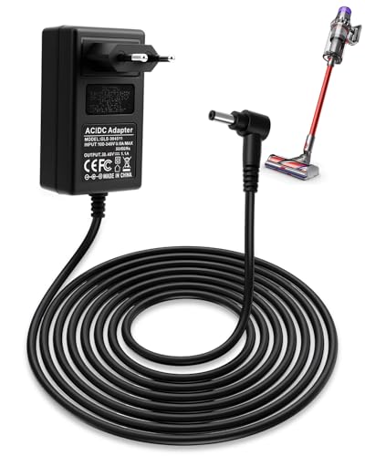 30,45V Ladegerät kompatibel mit Dyson V10 V11 V12 V15, Netzteil mit 1,8m Kabel, 33W Power Adapter für Dyson Cyclone Absolute Animal Motorhead Kabelloser Staubsauger 30,45V Ladegerät kompatibel mit Dyson V10 V11 V12 V15, Netzteil mit 1,8m Kabel, 33W Power Adapter für Dyson Cyclone Absolute Animal Motorhead Kabelloser Staubsauger von unillea