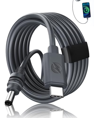 USB-C zu DC Stromkabel kompatibel mit Starlink Mini, 3m 100W PD USB Typ-C Eingang, Wasserdichtes Verlängerungskabel 18AWG, Kompatibel mit 20V PD 28V PPS, USB-C Ladekabel für Starlink Mini Schüssel USB USB-C zu DC Stromkabel kompatibel mit Starlink Mini, 3m 100W PD USB Typ-C Eingang, Wasserdichtes Verlängerungskabel 18AWG, Kompatibel mit 20V PD 28V PPS, USB-C Ladekabel für Starlink Mini Schüssel USB von unillea