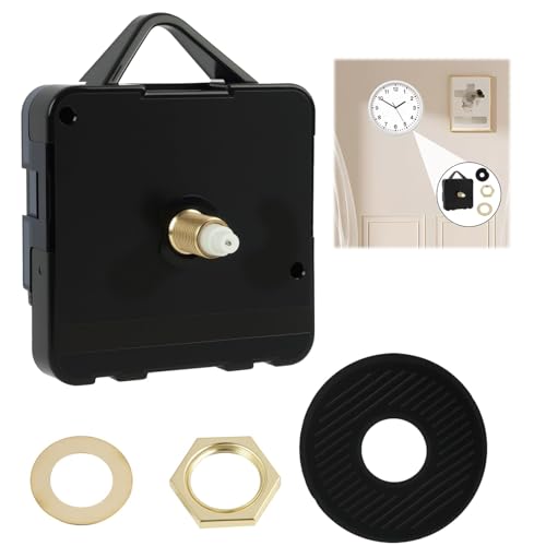 Uhrwerk für Wanduhr, Quarzuhrwerk mit 22mm Schaftlänge für Uhren bis 10mm Dicke, lautlos geräuschlos präzises Uhrenwerk ohne Zeiger, Uhrwerke zum Selbsteinbau für Wanduhren (3) Uhrwerk für Wanduhr, Quarzuhrwerk mit 22mm Schaftlänge für Uhren bis 10mm Dicke, lautlos geräuschlos präzises Uhrenwerk ohne Zeiger, Uhrwerke zum Selbsteinbau für Wanduhren (3) von unillea