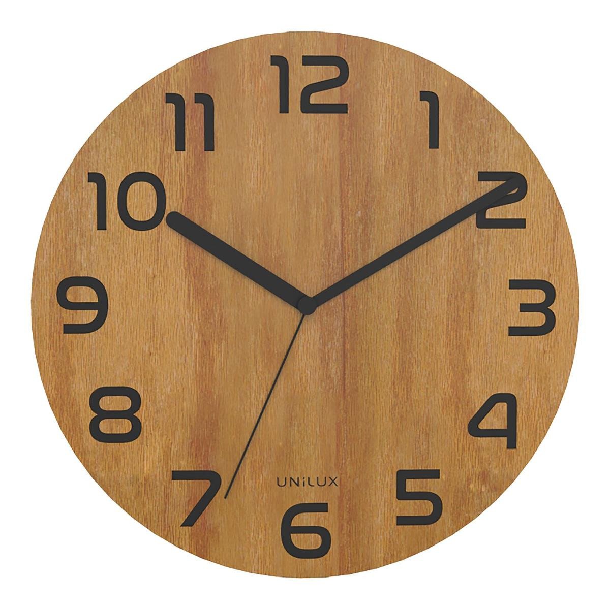 unilux Uhr UNiLUX400140806 UNiLUX Wanduhr/Quarzuhr PALMA Bamboo, schwarz-bambus unilux Uhr UNiLUX400140806 UNiLUX Wanduhr/Quarzuhr PALMA Bamboo, schwarz-bambus von unilux