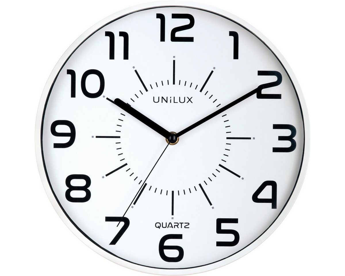 unilux Wanduhr UNiLUX Wanduhr/Quarzuhr "POP", Durchmesser: 300 mm, weiß unilux Wanduhr UNiLUX Wanduhr/Quarzuhr "POP", Durchmesser: 300 mm, weiß von unilux