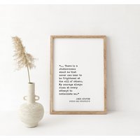 40% Rabatt Auf Stolz Und Vorurteil Kunst Jane Austen Zitat, There Is A Stur Empfiehlt Mir Holzschild, Kapitel 31 Holzschild von uniquewoodensigns