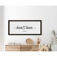 Hochzeits-Songtexte Print, Unser Song-Jahrestaggeschenk, Valentinstag, Paar, Erster Tanz, Personalisierte Songtexte, Valentinstagsgeschenk von uniquewoodensigns