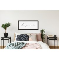 Master Schlafzimmer Zeichen, Wand Dekor Über Dem Bett, Ich Liebe Dich Mehr Holzschilder, Kunst von uniquewoodensigns