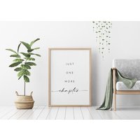 Nur Noch Ein Kapitelzeichen | Home Decor Zeichen Buchliebhaber Bibliothek Holzschilder Bauernhaus-Wand-Dekor Geschenk Für Leseratten von uniquewoodensigns