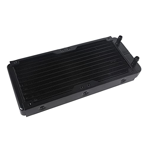 PLMN G1/4 Draht 240 mm PC Wasser-Wärmetauscher Computer Aluminium Kühlkörper Kühlkörper für Computer Wasserkühlung von unknows