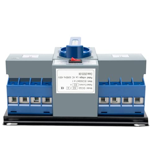 Switch Circuit Breaker Dual Power Automatic Transfer Changeover Notstrom Umschalter Lastumschalter Doppeltransferschalter Leistungsschalt Notstromumschalter Netz Level Automatischer 4P 63A Switch Circuit Breaker Dual Power Automatic Transfer Changeover Notstrom Umschalter Lastumschalter Doppeltransferschalter Leistungsschalt Notstromumschalter Netz Level Automatischer 4P 63A von unkonwcy