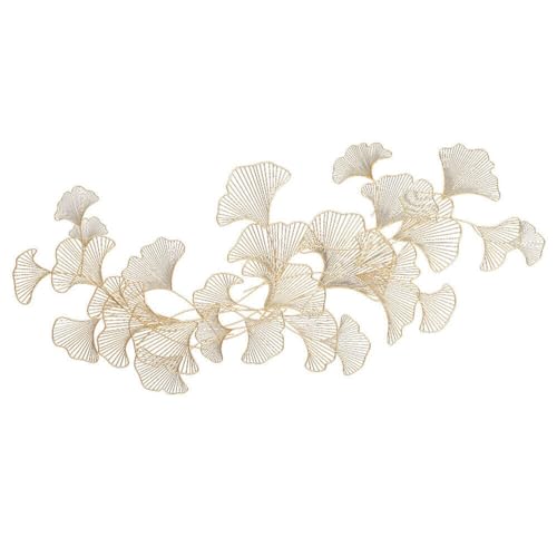 unkonwcy Ginkgo BläTter Wanddekoration Wandbild Moderne LuxuriöS Wohnzimmer Esszimmer Metall Gingko 3D Deko Gold Dekoration GroßE Wandkunst Geeignet Schlafzimmer Arbeitszimmer BüRo 120X57Cm unkonwcy Ginkgo BläTter Wanddekoration Wandbild Moderne LuxuriöS Wohnzimmer Esszimmer Metall Gingko 3D Deko Gold Dekoration GroßE Wandkunst Geeignet Schlafzimmer Arbeitszimmer BüRo 120X57Cm von unkonwcy
