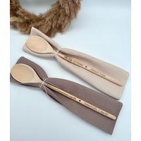 Hochzeitsgeschenk - Liebeskochlöffel Hochzeitssuppe Brautpaar Kochlöffel Holzlöffel Personalisiert Geschenkidee Zur Eheschließung von unserkreativhaus