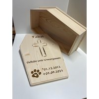 Haustiersarg, Hochwertige Ausführung Aus Massivholz Haustiersarg, Hochwertige Ausführung Aus Massivholz von unsreHolzwerkstatt