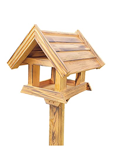 VOGELHAUS aus Holz Vogelhäuschen Vogelhäuser Vogelfutterhaus mit Ständer VOGELHAUS aus Holz Vogelhäuschen Vogelhäuser Vogelfutterhaus mit Ständer von unzutreffend