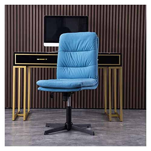 Bequemer Schreibtischstuhl Ergonomischer Leder -Bürostuhl mit lumbaler Unterstützung ohne Armlehnen, einstellbarer Premium -Manager und PC Schreibtischstuhl Schreibtischstühle fürs Homeoffice(C) von uotmui