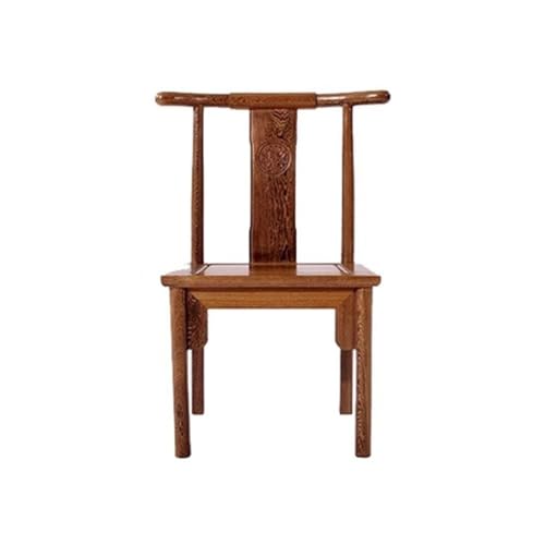 uotmui Bequemer Schreibtischstuhl Computerstuhl aus massivem Holz, chinesischer Stil, Bürostuhl, Freizeit-Rückenlehne, geeignet for Büro, Arbeitszimmer, Wohnzimmer Schreibtischstühle fürs Homeoffice von uotmui