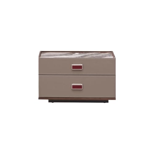 uotmui Snacktisch Minimalistischer Nachttisch, Moderner Schlafzimmer-Nachttisch Aus Schiefer Sofa Tisch von uotmui