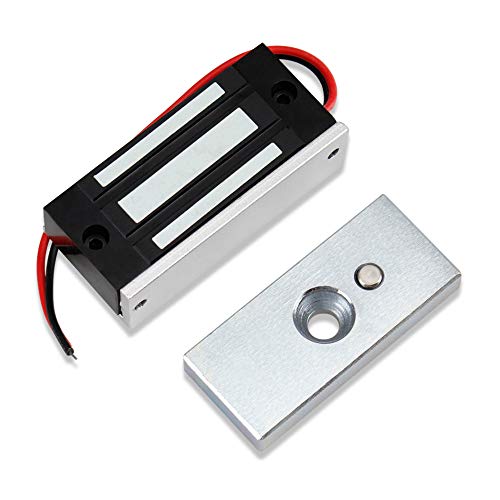 uoweky 60 kg / 132 lbs Elektronisches Magnetschloss, Zutrittskontrolle, elektromagnetisches Schloss, DC12 V, Fail Safe Mini Kleines Türschloss NC für elektrisches Sicherheitssystem von uoweky
