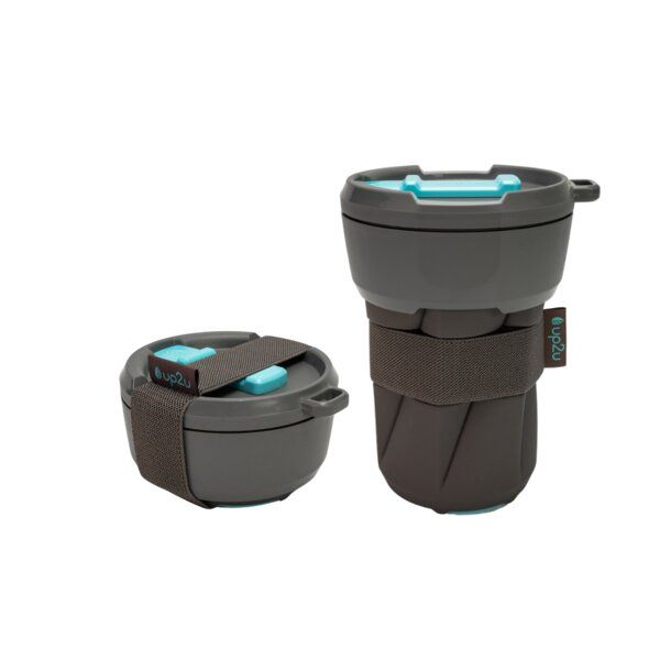 up2u Faltbarer Kaffeebecher "MuC My useful Cup®" | Coffee to go Becher | Made in Germany | 350ml von up2u