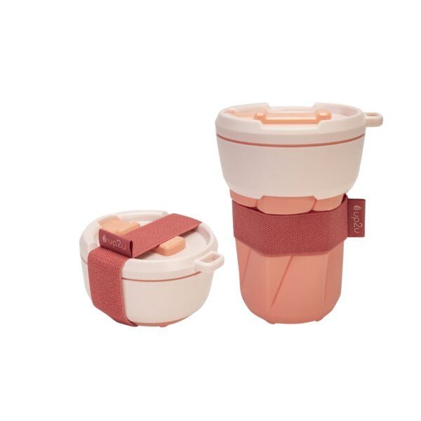 up2u Faltbarer Kaffeebecher "MuC My useful Cup®" | Coffee to go Becher | Made in Germany | 350ml von up2u