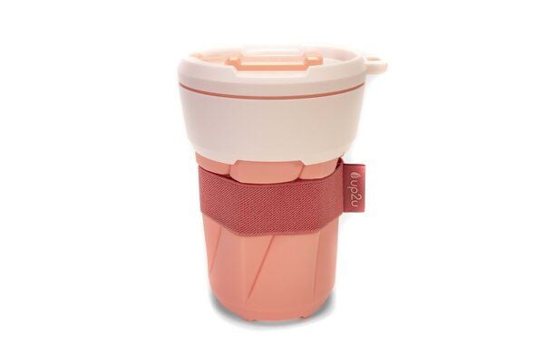up2u Ready2Go Bundle mit faltbarem Kaffeebecher + Tasche aus Papier + Bändern von up2u