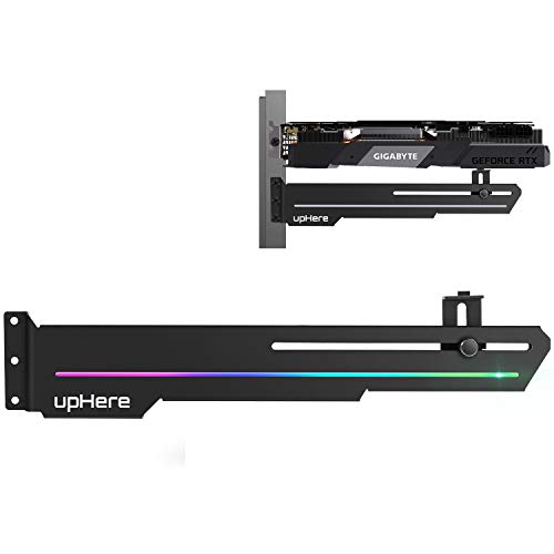 upHere 5V 3 Pin RGB Grafikkarten Halter, RGB LED Videokarte Sehnenhalter Halterung, GPU Halterung,Motherboard Sync-GS05ARGB upHere 5V 3 Pin RGB Grafikkarten Halter, RGB LED Videokarte Sehnenhalter Halterung, GPU Halterung,Motherboard Sync-GS05ARGB von upHere