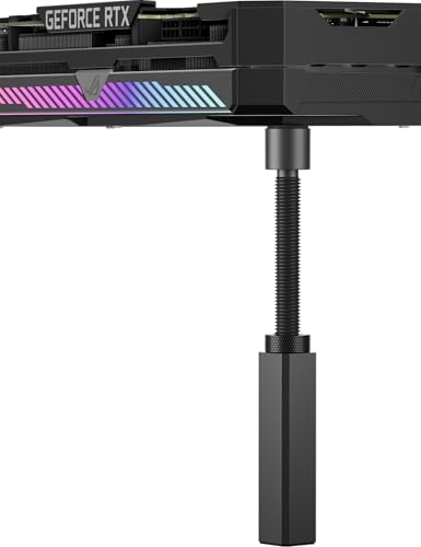 upHere Grafikkarten Halterung,Aluminium GPU Halterung mit Magnet und Anti Rutsch Pads,Grafikkartenbasis,Vertical GPU Mount,Höhenverstellbare,GPU Stütze Schwarz,L(75mm-120mm),GH120K upHere Grafikkarten Halterung,Aluminium GPU Halterung mit Magnet und Anti Rutsch Pads,Grafikkartenbasis,Vertical GPU Mount,Höhenverstellbare,GPU Stütze Schwarz,L(75mm-120mm),GH120K von upHere