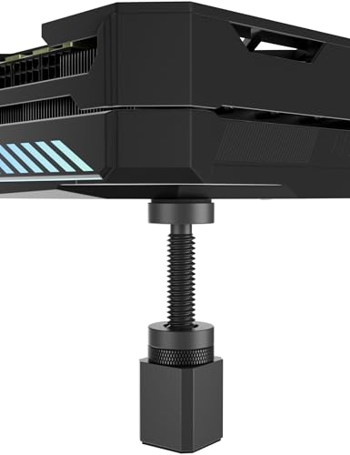 upHere Grafikkarten Halterung,Aluminium GPU Halterung mit Magnet und Anti Rutsch Pads,Grafikkartenbasis,Vertical GPU Mount,Höhenverstellbare,GPU Stütze Schwarz,S(28mm-50mm),GH50K upHere Grafikkarten Halterung,Aluminium GPU Halterung mit Magnet und Anti Rutsch Pads,Grafikkartenbasis,Vertical GPU Mount,Höhenverstellbare,GPU Stütze Schwarz,S(28mm-50mm),GH50K von upHere